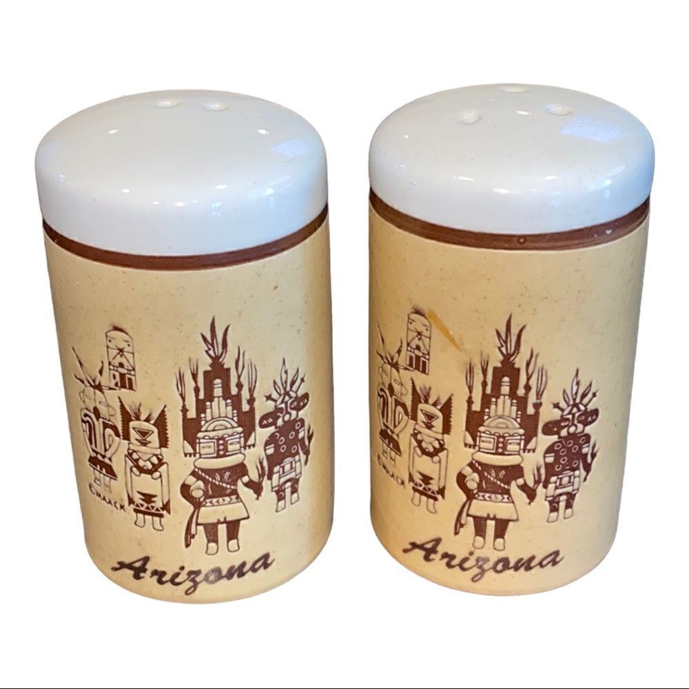 Arizona Salt and Pepper Shakers Ceramic